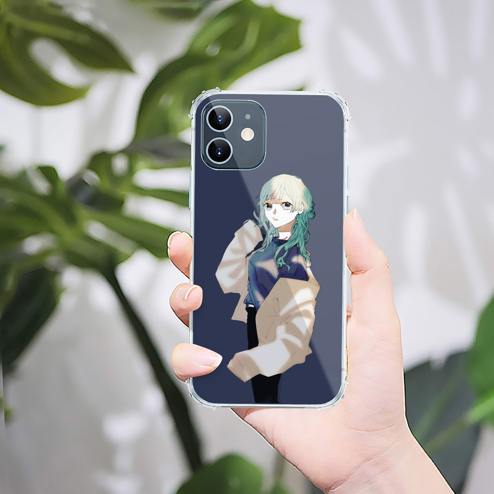 （画像用） 呪術廻戦 Jujutsu Kaisen 【iPhone 12シリーズ対応】透明スマホケース（クリアソフトケース）
